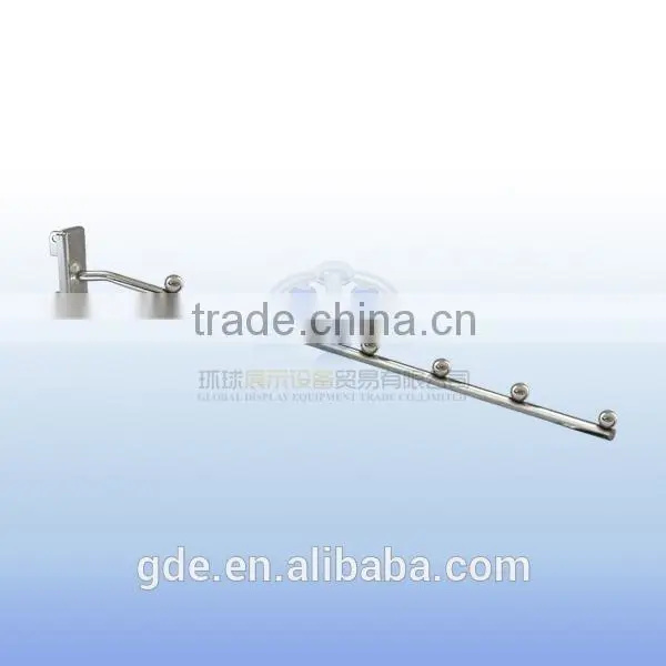 Light duty commercial display hook for slotted system