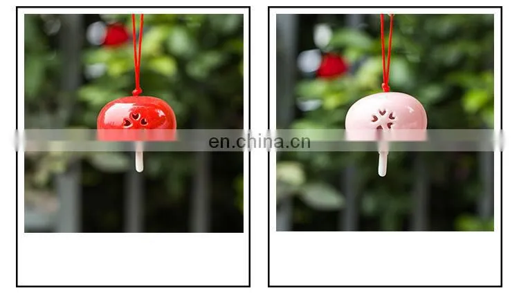 Japanese style indoor ceramic wind chimes wind chimes wholesale