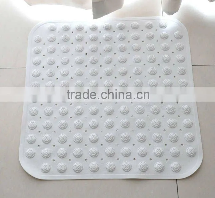 Soft touch bathroom rug anti-slip mesh mat