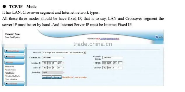 RS485 Network TCP/IP Interface Password Mode Single Door Access Control Board with Free Software and SDK