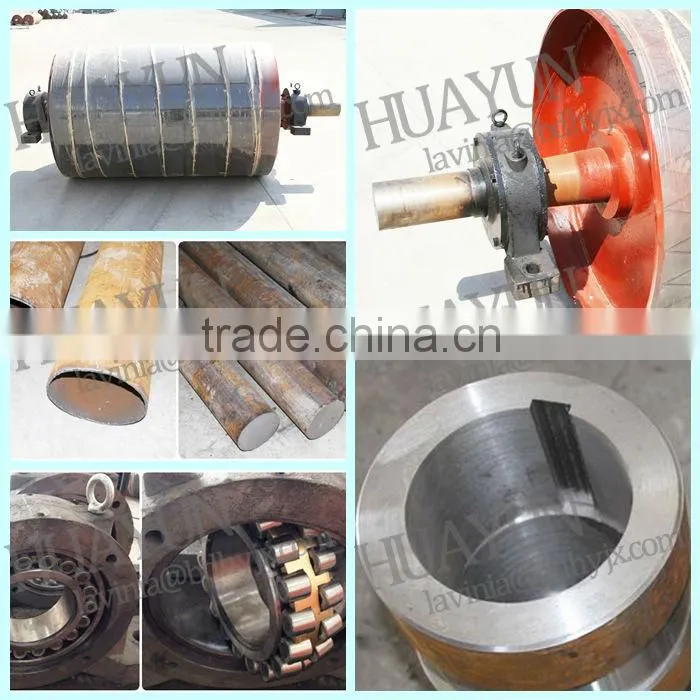 320mm Dia Mining Drive Conveyor Drum Conveyor Roller Head Pulley