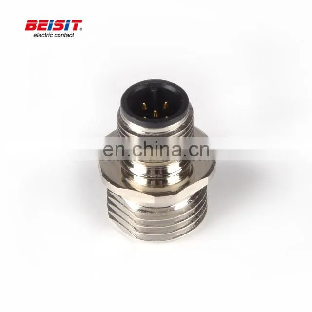 Beisit 12 pin Circular Connector M12 IEC 61076-2-101 For Automation Sensor