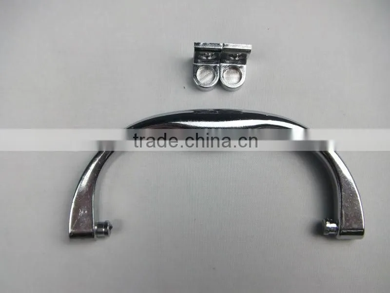 Factory direct supplier small silver plastic box&purse handle