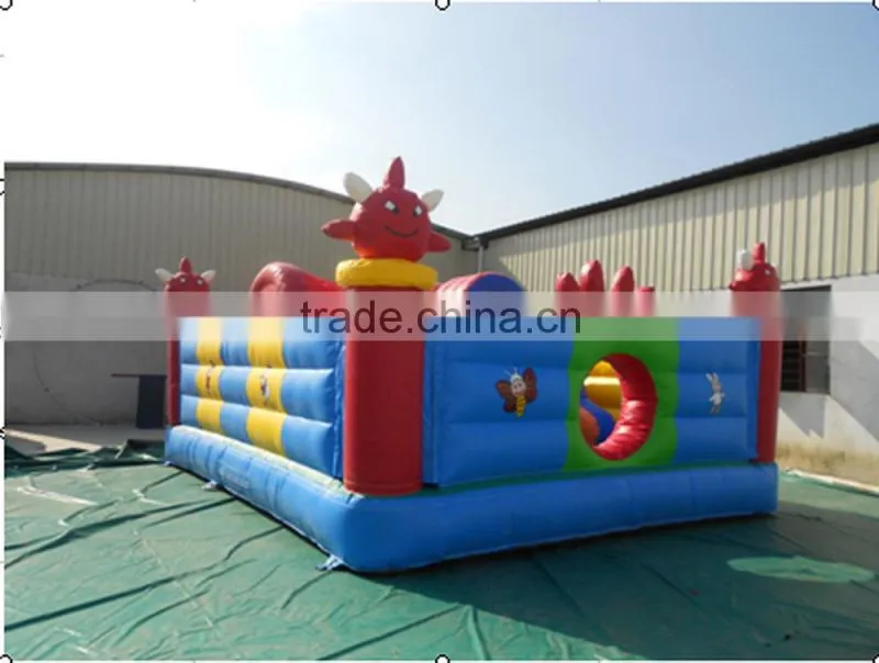 2016 hot sale Kids outdoor inflatable fun city amusement park for sale