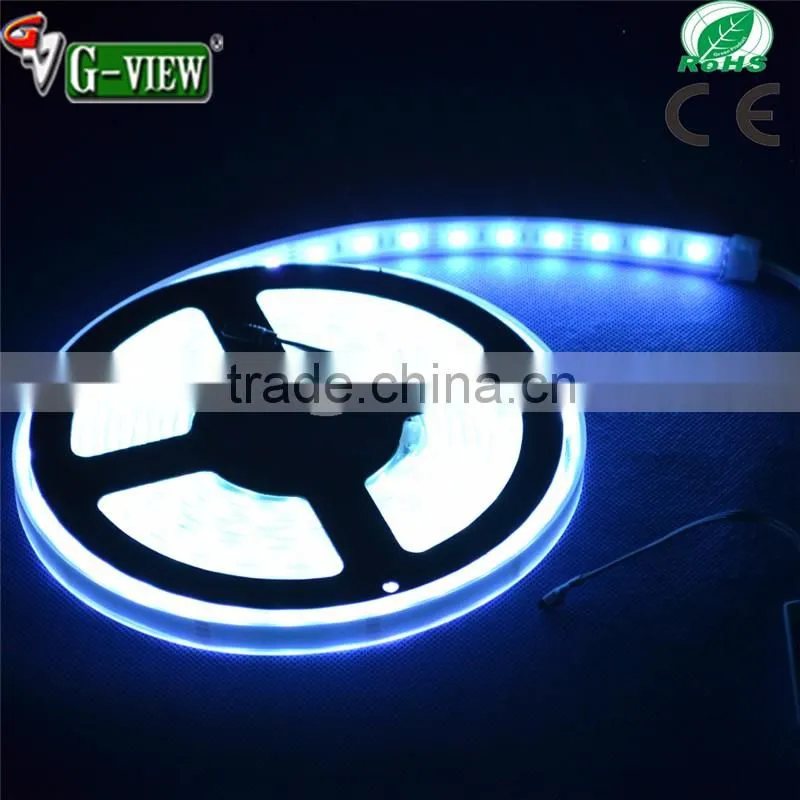 Best seller high quality 5050smd waterproof PVC Auto led strip lights 5050 red blue white RGB 12V/24V led flexible strip lamp