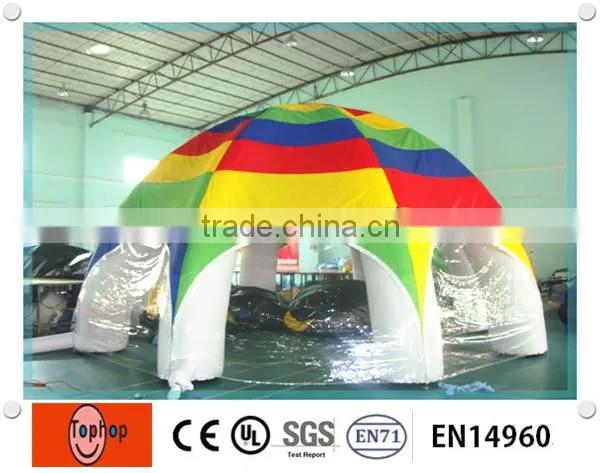 New Design Clorful Outdoor Inflatable Camping Tent Inflatable Party Cube Tent for Sale
