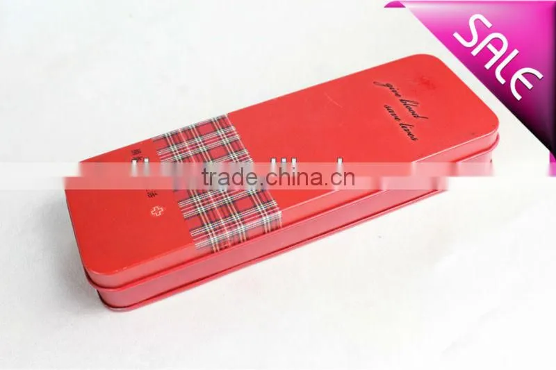 Rectangle tin pencil box wholesale