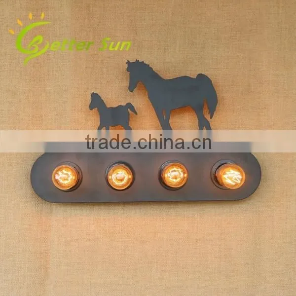 Two Horse Fancy Designs Wall Lamp Wall Light/Classic Wall Sconce