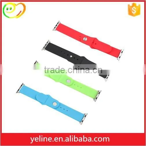 Shen Zhen factory supply colorful luxury leather bands for apple watch