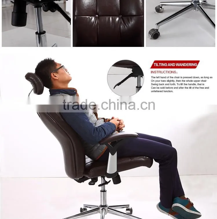 Modern PU Leather High Back Office Executive Chair