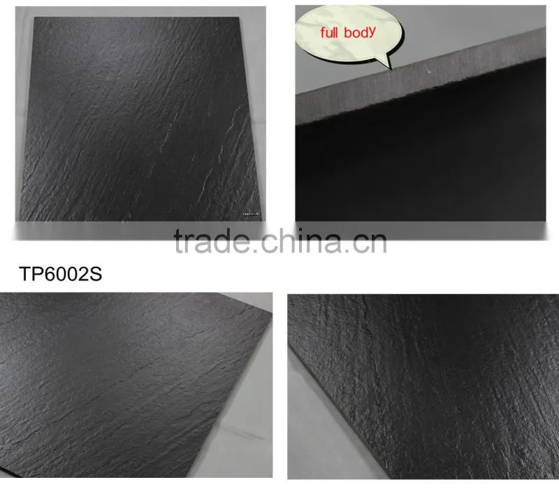 Trade Assurance Guangzhou Canton Fair black full body chinese non slip ceramic garage floor tiles