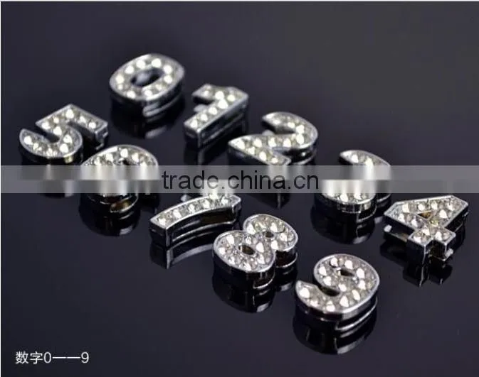 Produce Colorful Rhinestone Slide Letters with 10 mm Hole Size