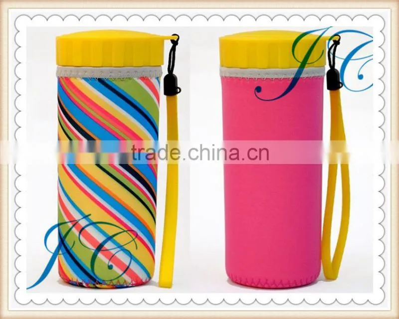 Neoprene reusable colorful coffee sleeve - hot or cold drink sleeve for promotion