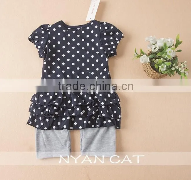 2016 Summer Cute Baby Girl Lovely Modeling Dot Kids Girl Bow Tie Baby Romper Children Girl Junpsuits