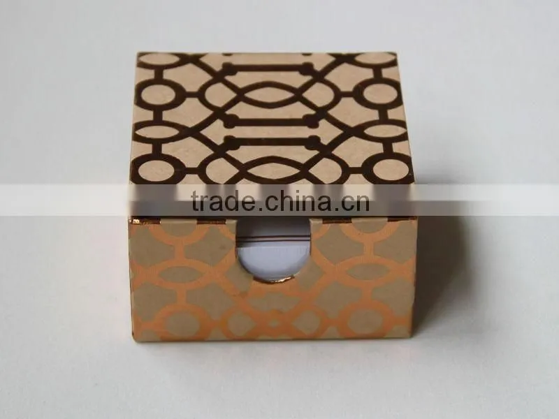 notepaper in gift paper box