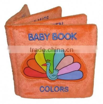 Baby Plush educational Book/colorful Plush baby book