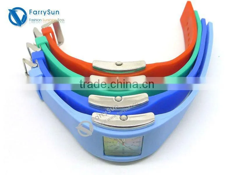 rainbow sport silicone wristband