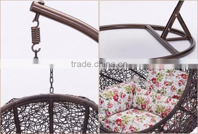 Hammock Rattan Swing Hanging Chair Suspension Seat Lounge Egg Shaped Indoor Swing Chair
