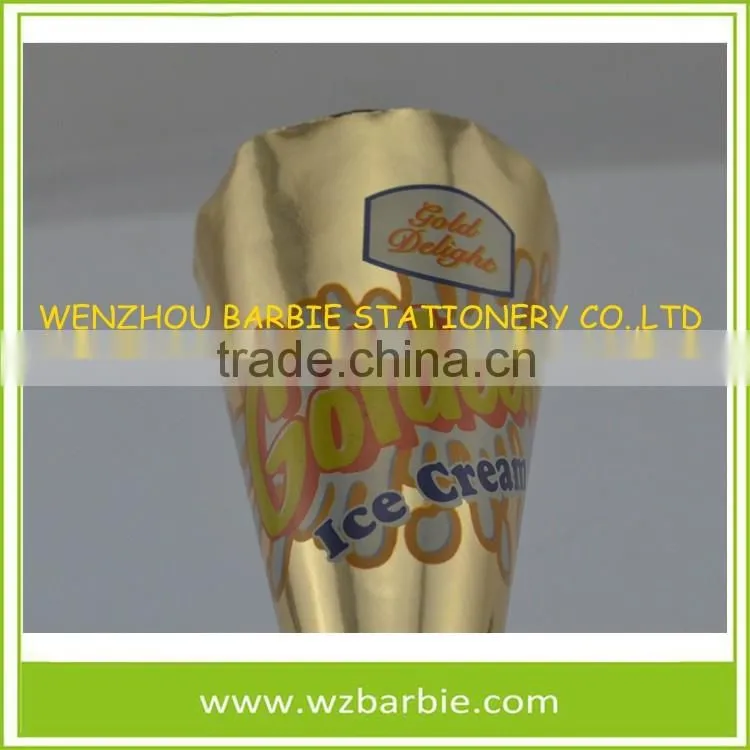 Unique Ice Cream Conocal Cups/Cone Paper Sleeves China Factory