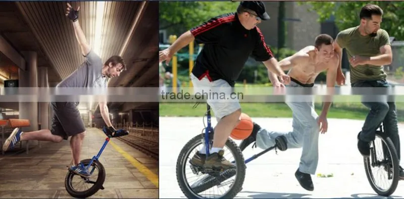 (120515)Fashion 2015 one wheel self-balancing 16' free stand cycling exercise bike