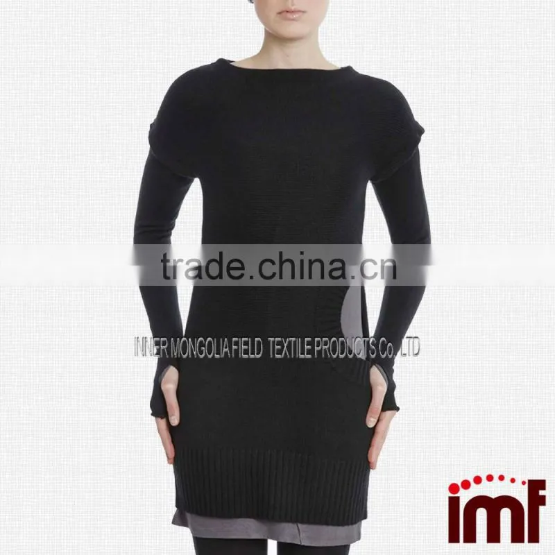 Cashmere Tunic with Pockets