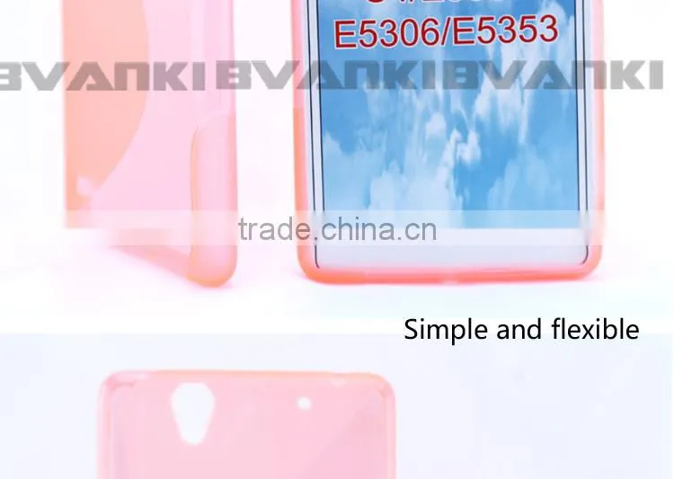 Case for sony xperia c4 shenzhen tpu mobile case for sony C4 E5303 S line gel case new products 2016 used mobile phones