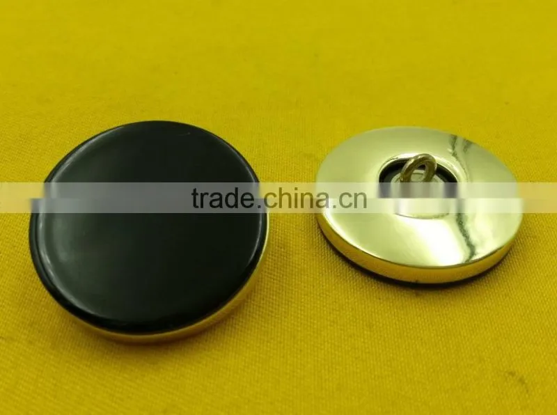 28mm Enamelled Metal Shank Button For ladies Coats --- MJ5863
