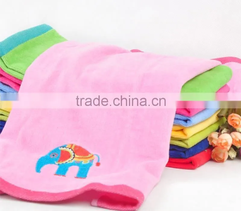 2016 OEM and ODM Design Wholesale Personal Face Towel with flower
