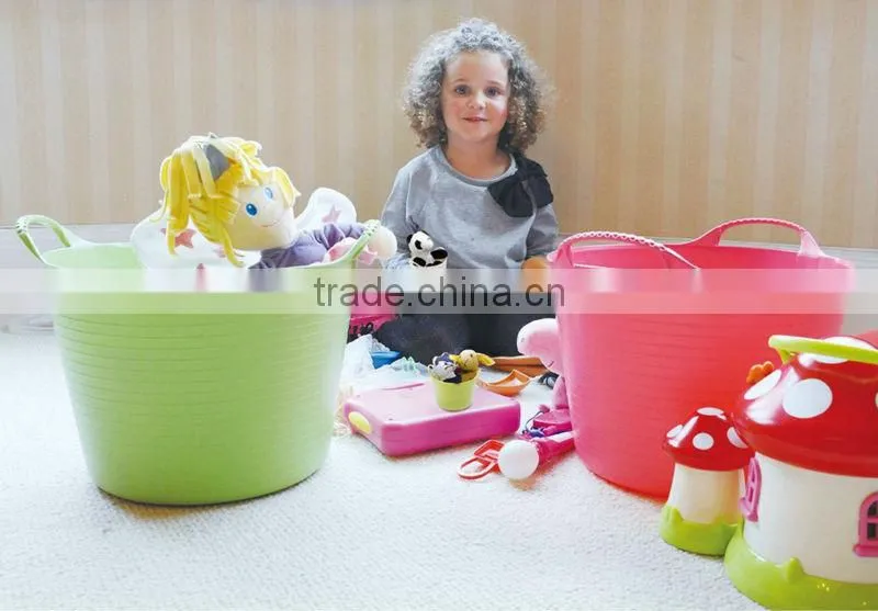 flexible bucket/colorful bucket/pe bucket