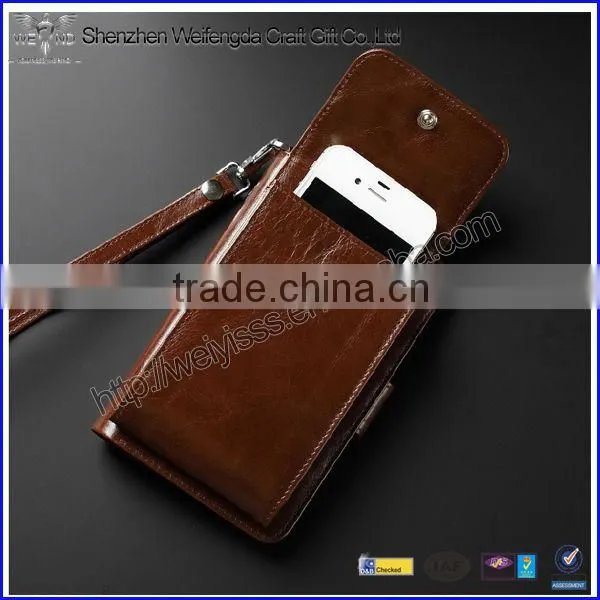 New Design Fashion Leather ID Card Holder With ID Window