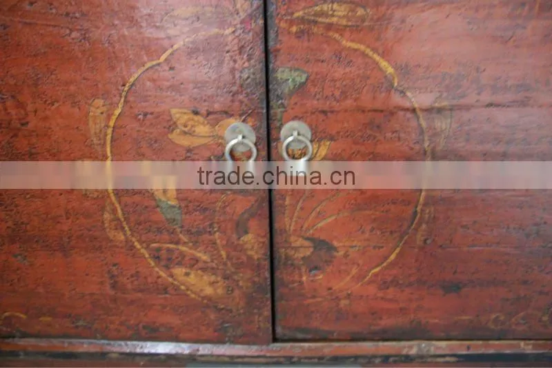 chinese reproduction furniture two door Mongolia cabinet