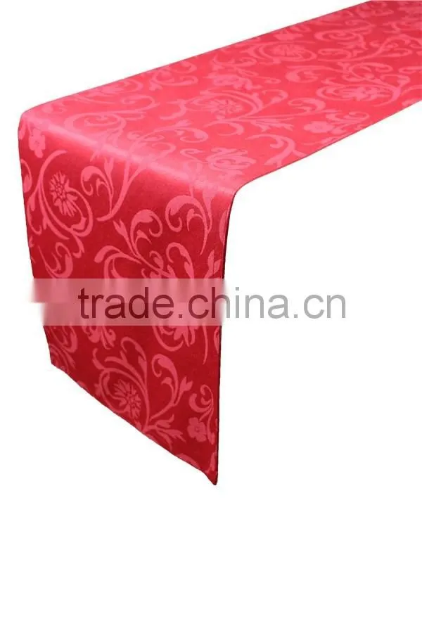 Wholesale 100% Polyester Party Decorative Christmas Table Runner