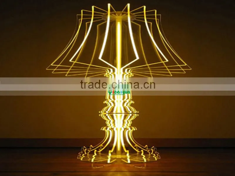 fancy ornamental modern furniture lamp with LED