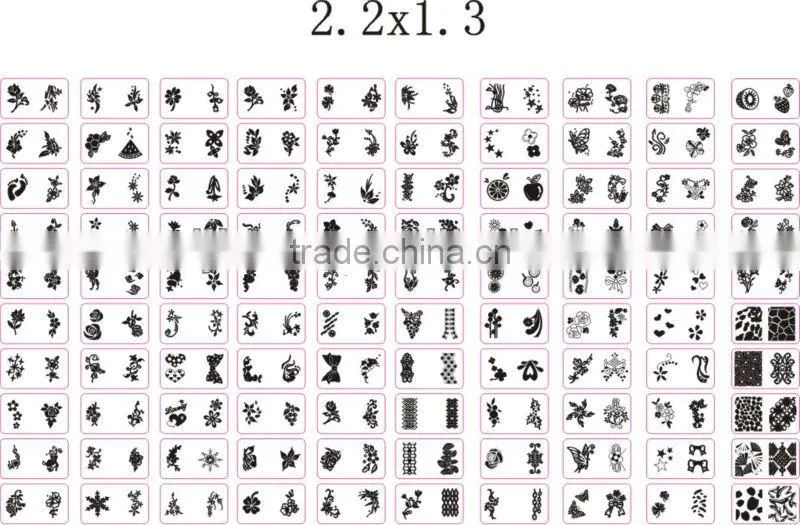 nail stamp 6 PCS nail supplier made in china