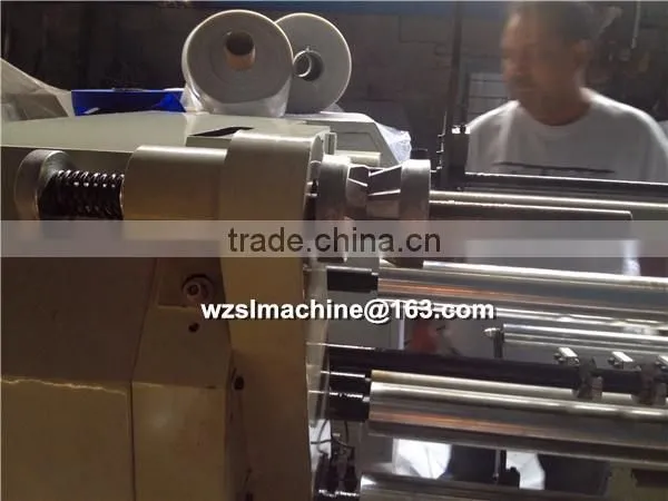 Full Automatic Coreless Pre Stretch Film SlittingRewinder Machine