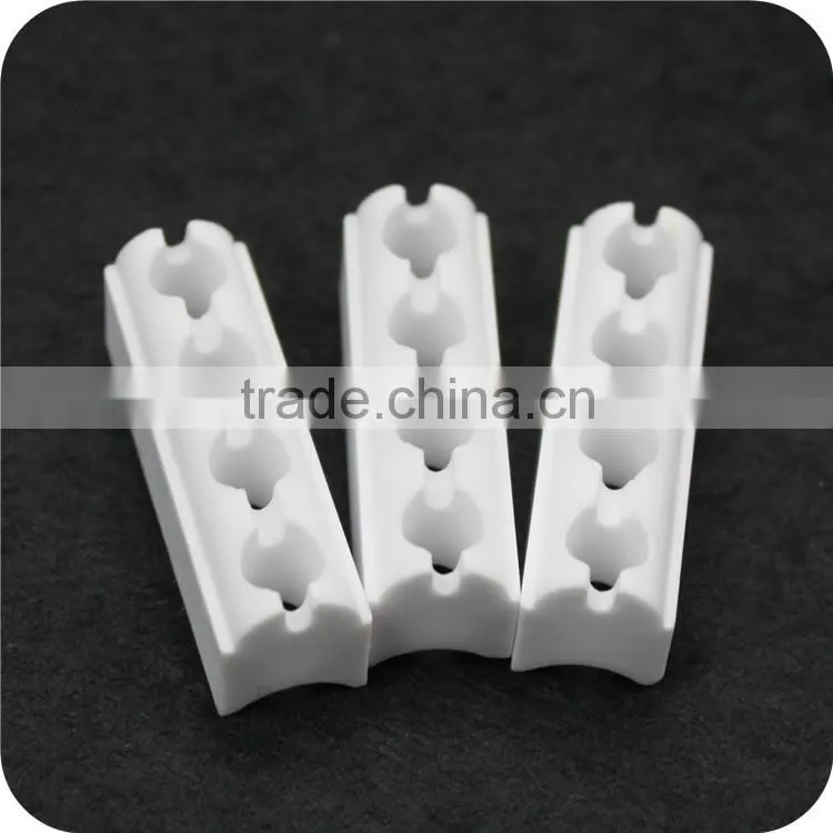 high heat resistance insulating 95% alumina ceramic 1-8 holes ceramic band heating insulators