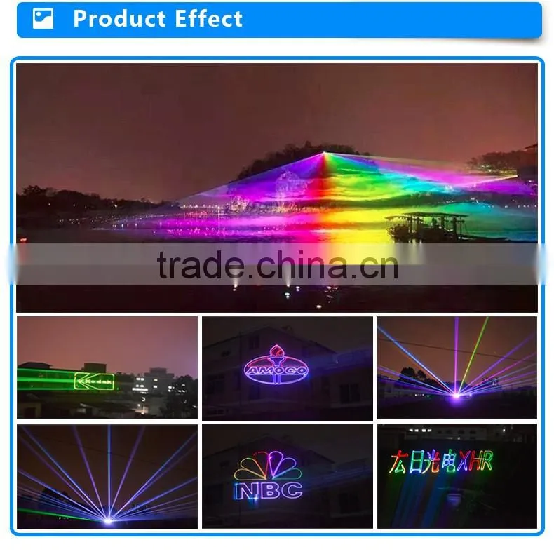 Professional Outdoor Sky Laser Lights,5W RGB Waterproof Laser Advertising Projector