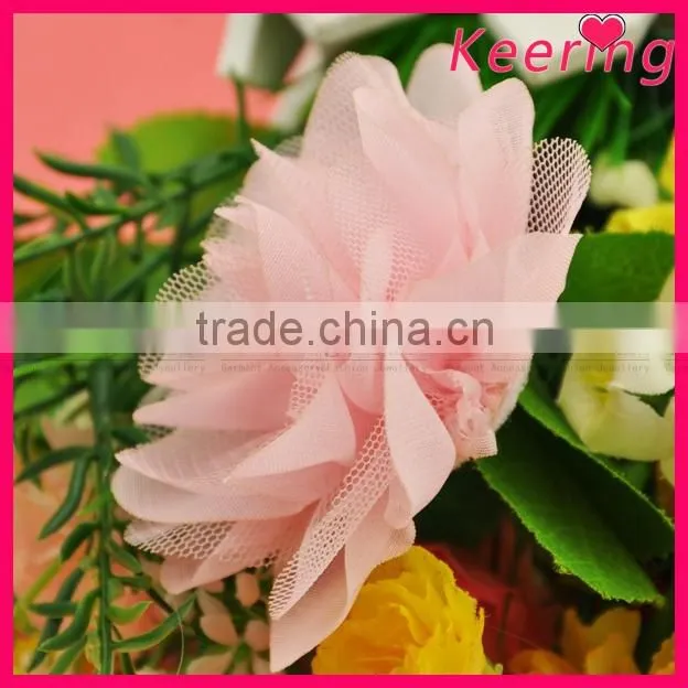 cheap wholesale artificial chiffon flower making decoration WBF-100