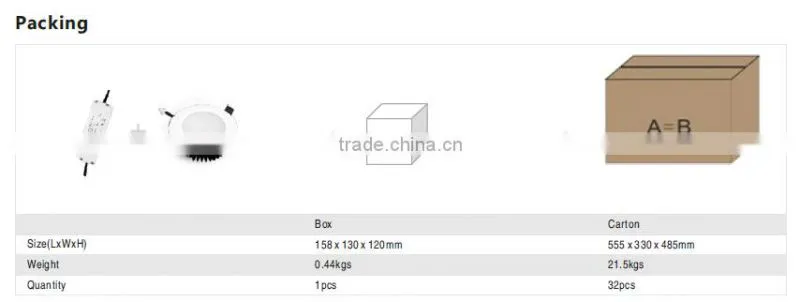 3inch 10w led downlight with CCT adjustable, cutout 90mm