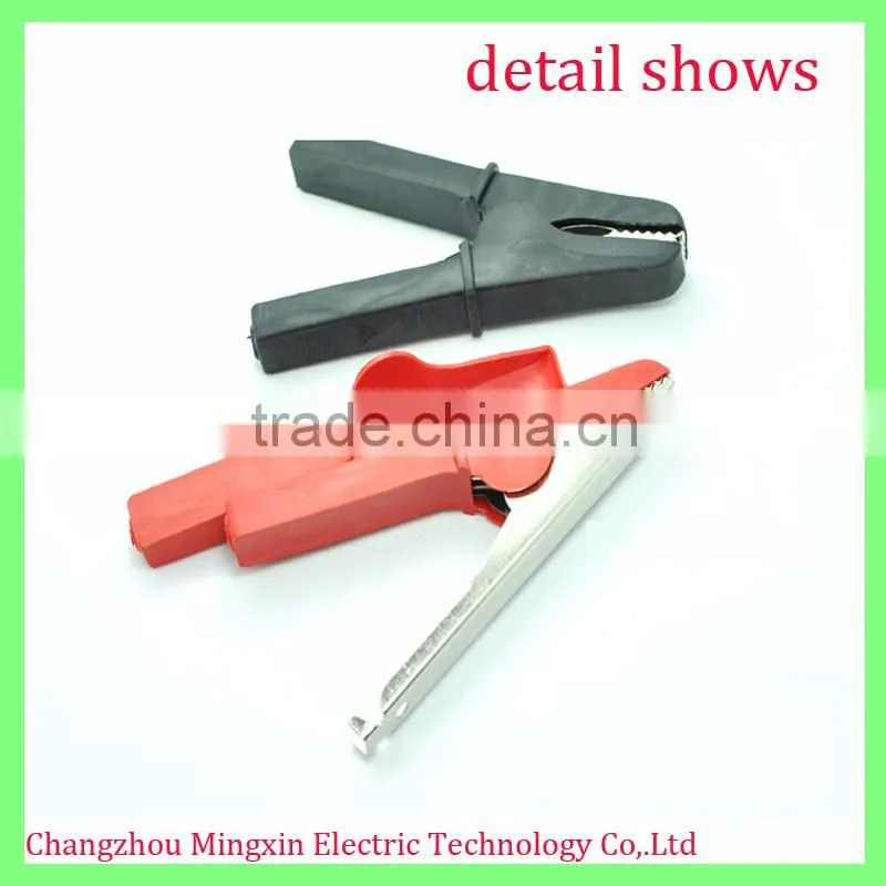 Wholesale 75mm 30A iron small alligator clips