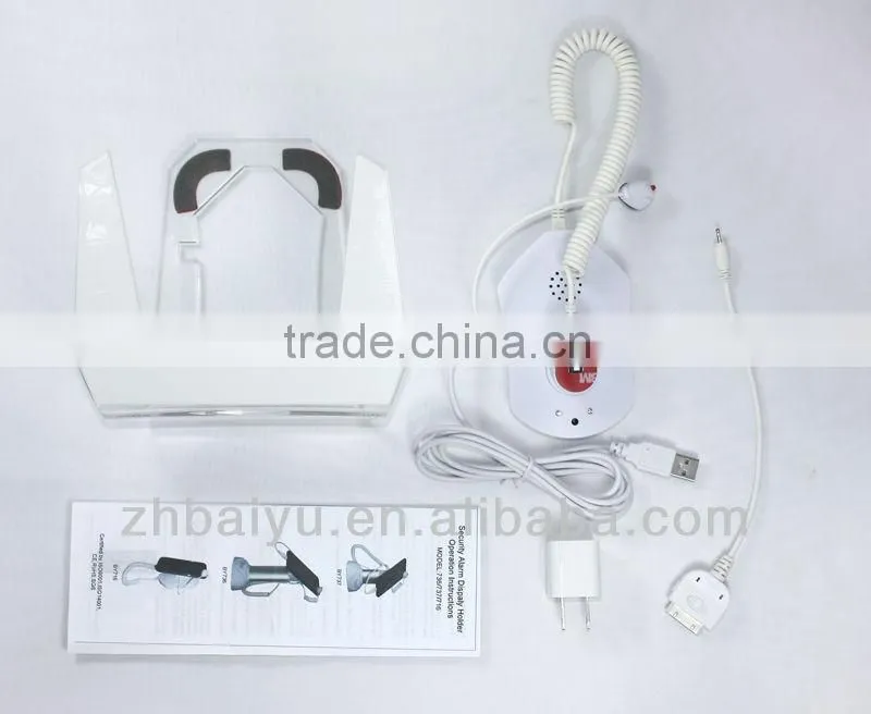 Universal supermarket tablet alarm holder