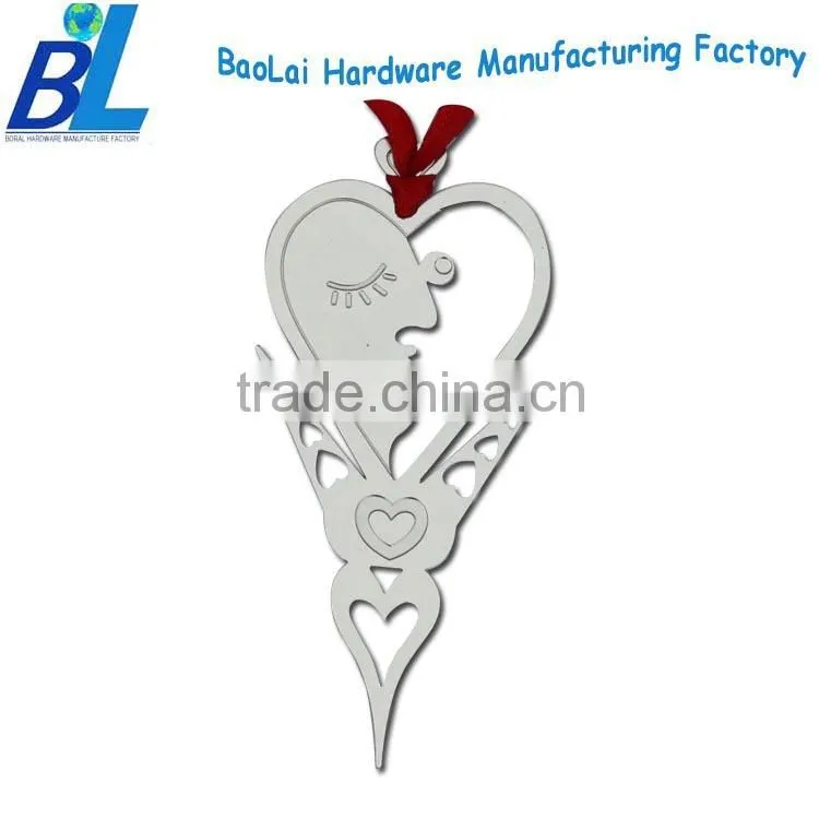 Promotional metal god bless us bookmarks for souvenirs
