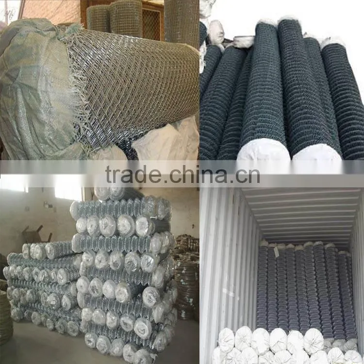 Alibaba china Chain Link Wire Mesh Fencing , PVC Coated Chain Link fences ,Plastic Chain Link Fence
