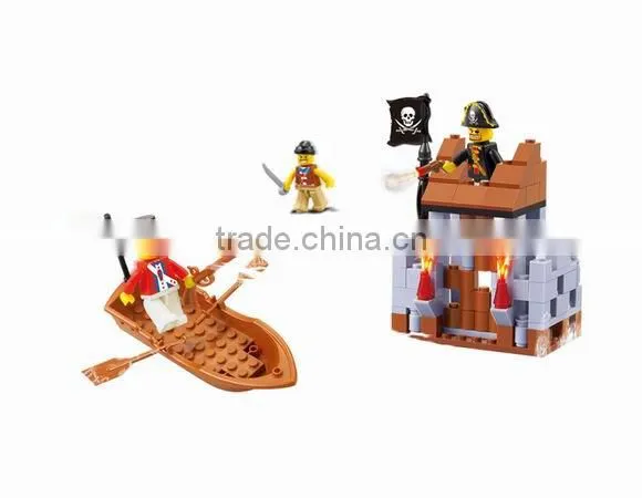 Pirate building blocks toys for boys figure