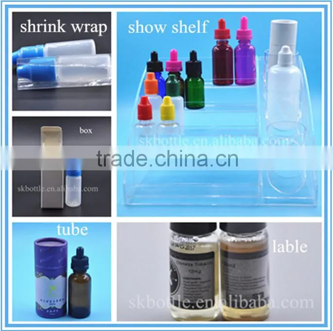 10ml pet plastic dropper bottle and bottle box for sale