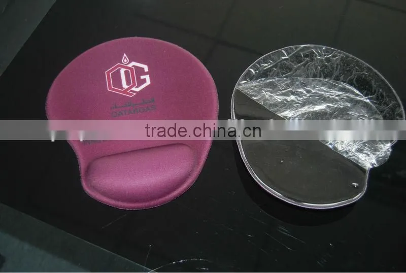 silicon gel mouse pad with wrist rest