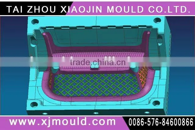 plastic traffic barrier custom made steel mould manufacturing