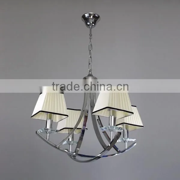new modern decoration lighting,fabric square shade pendant lights