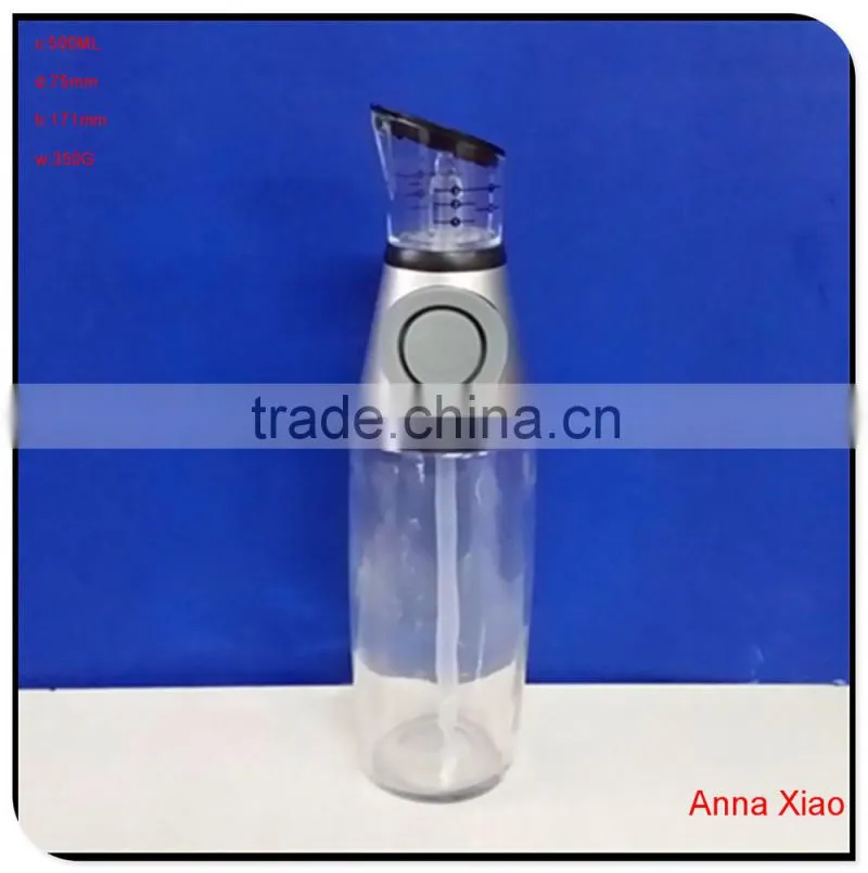 17oz press and measure oil and vinegar dispensers
