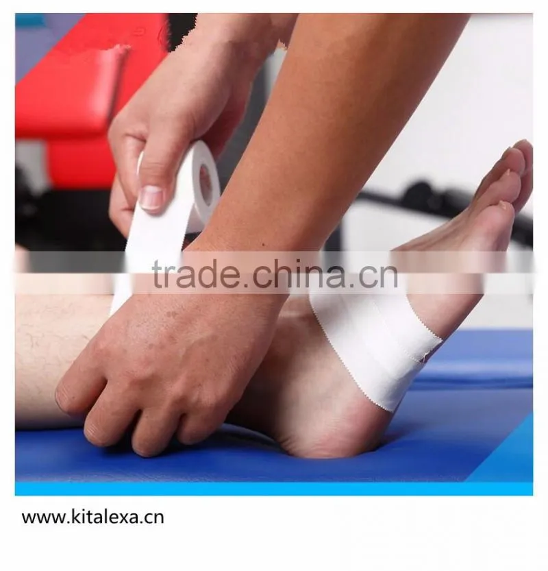 Athletic sports knee wrist hand ankle self-adhesive tape legs cotton bandage